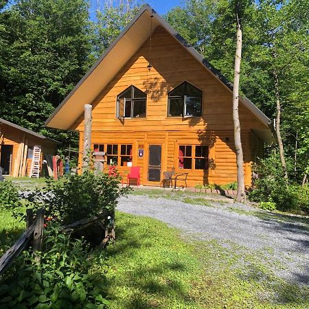 Chalet En Bois Rond Villa Sainte-Marie Exteriör bild