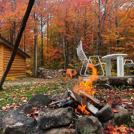 Chalet En Bois Rond Villa Sainte-Marie Exteriör bild