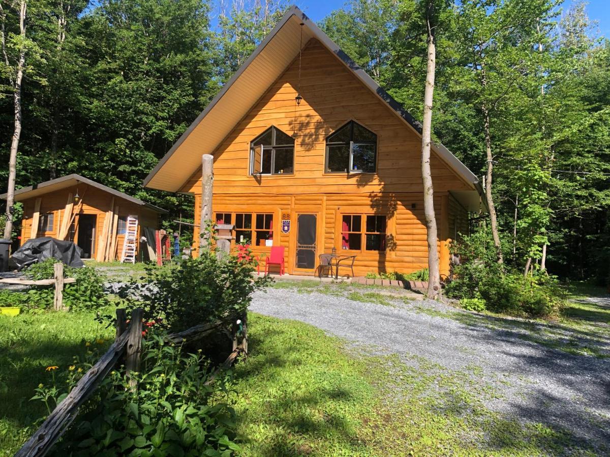 Chalet En Bois Rond Villa Sainte-Marie Exteriör bild