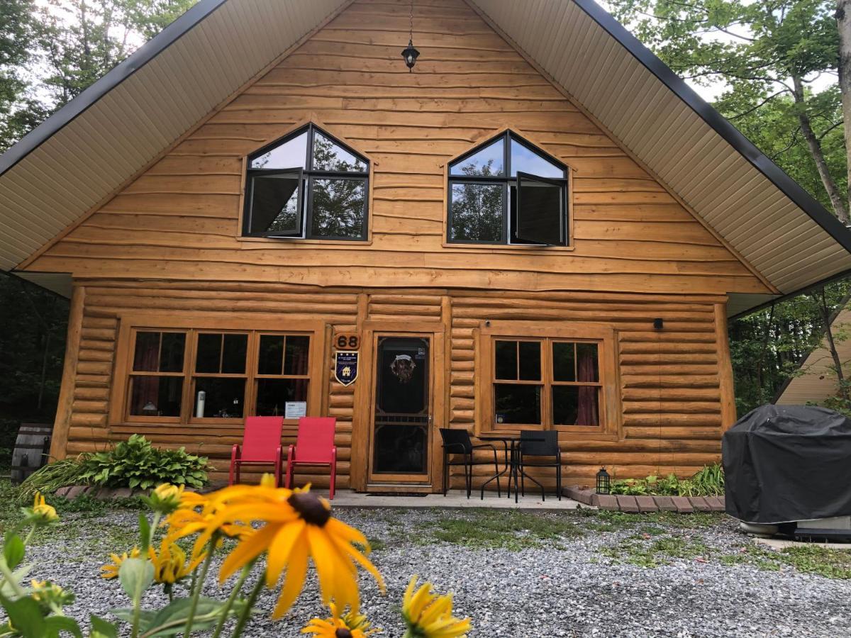 Chalet En Bois Rond Villa Sainte-Marie Exteriör bild