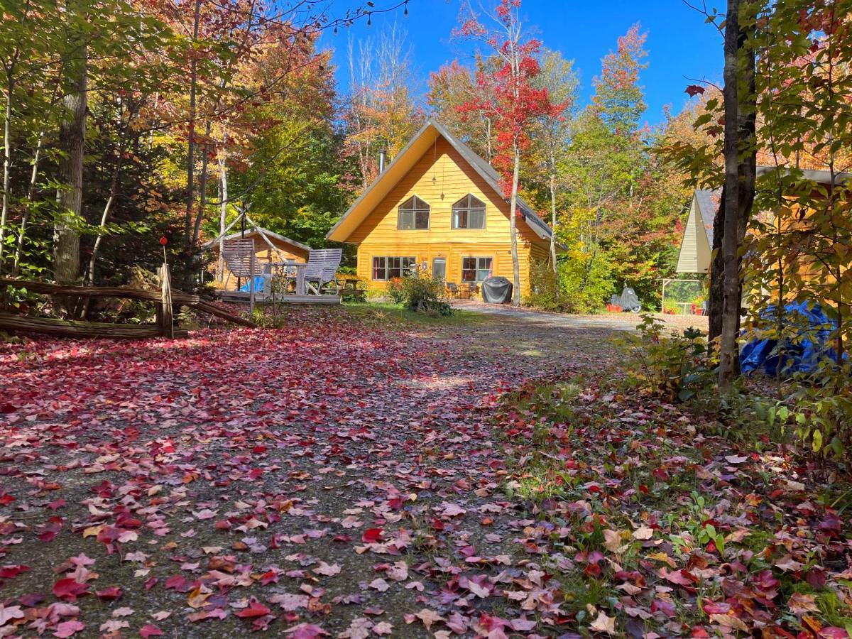 Chalet En Bois Rond Villa Sainte-Marie Exteriör bild